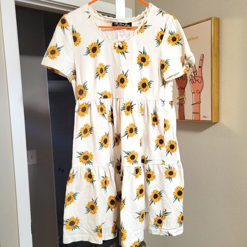 Vintage Sunflower Dress